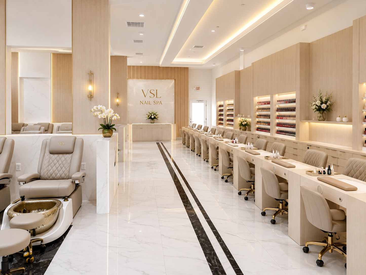 VSL Nail Spa Governors Drive nail salon in Huntsville AL